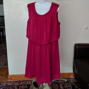 pink/ fuchsia dress